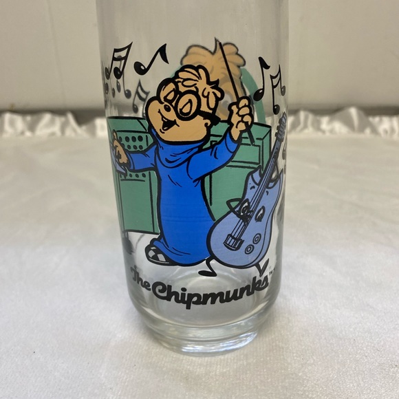 Vintage 1985 The Chipmunks Collectors Drinking Glass Set Of 3 ALVIN,SIMON,THEODO - Picture 15 of 16